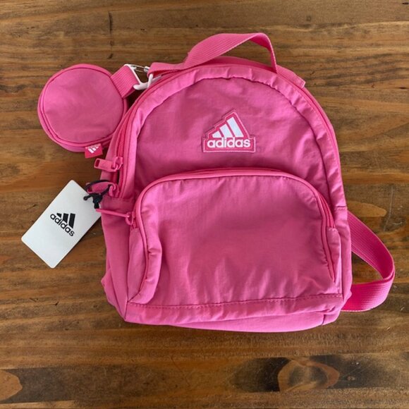 NWT Adidas Pink Backpack - Picture 1 of 5